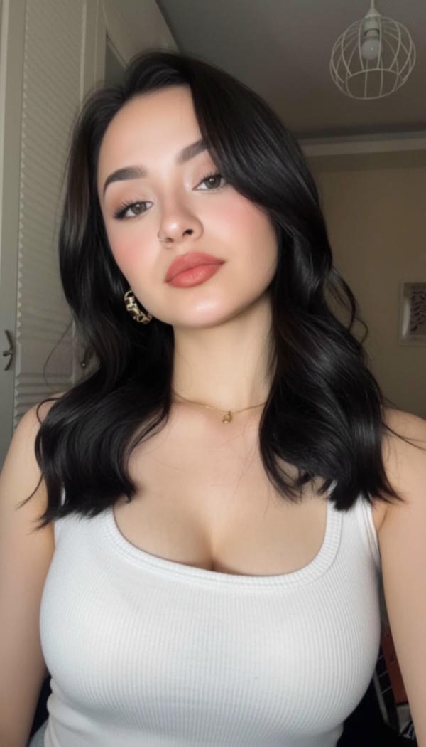 Glamour Selfie Without Makeup