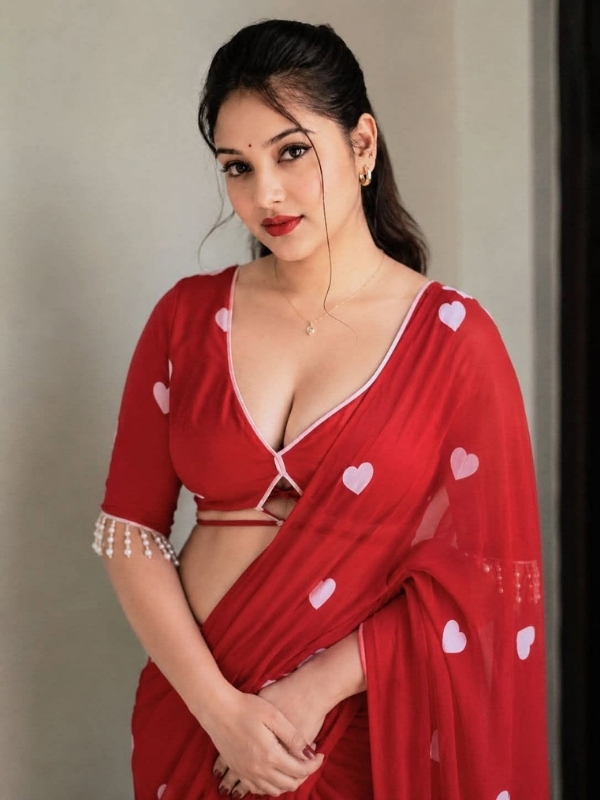 Hot Saree Photos Romantic Look
