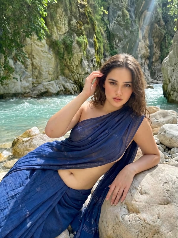 Hot South Indian Girl in Saree