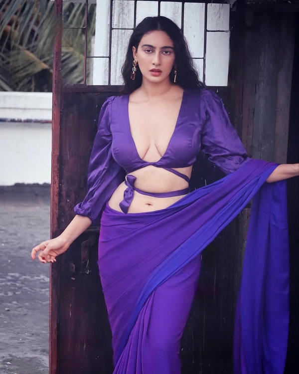 Sexy Curvy Girl in Saree